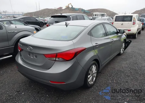 2014 Hyundai Elantra Se из США, поврежденный, VIN 5NPDH4AEXEH484345